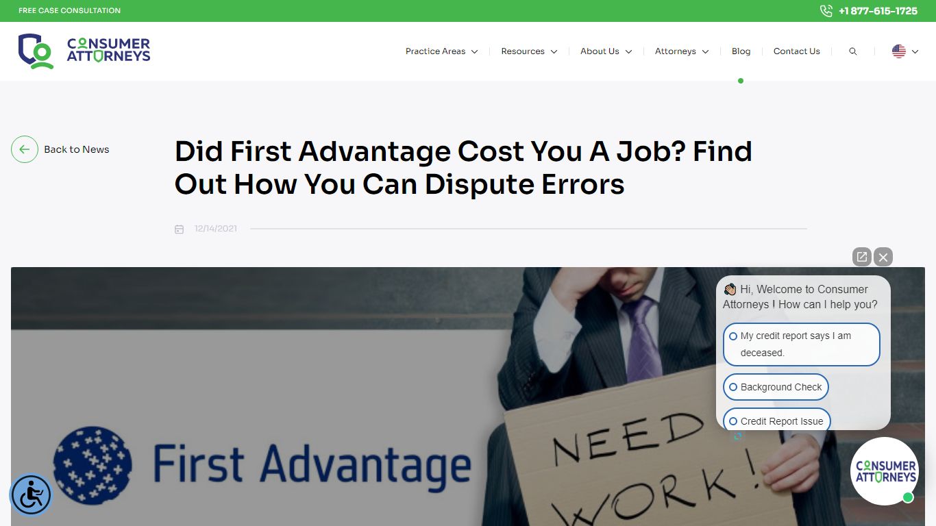 Did First Advantage Cost You A Job? Find Out How You Can Dispute Errors